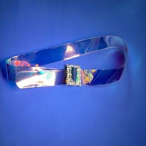 Holographic women’s fantasy belt.